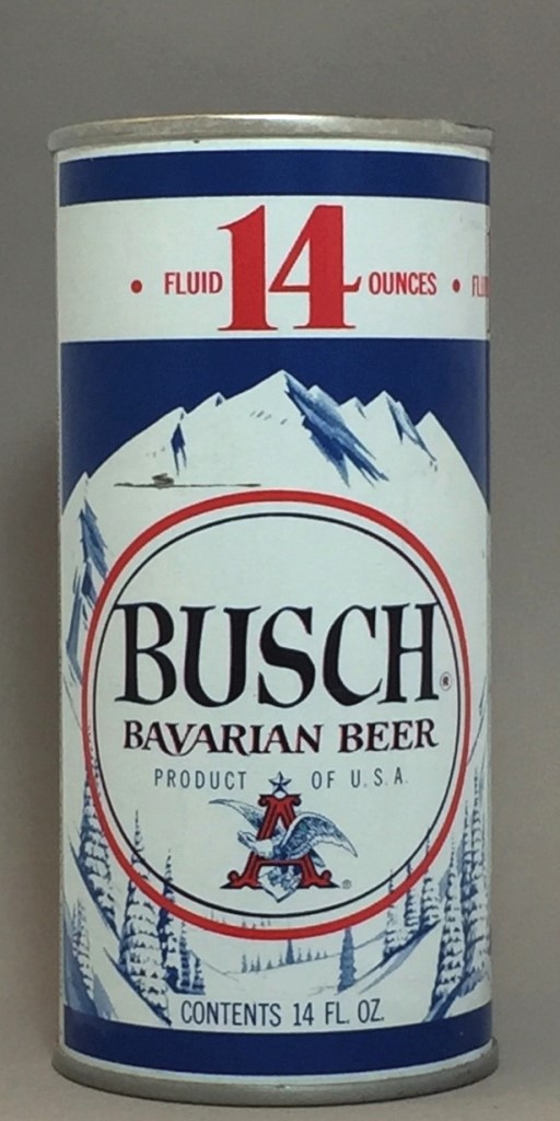 Busch Bavarian Beer 14 Oz Tab Top Can