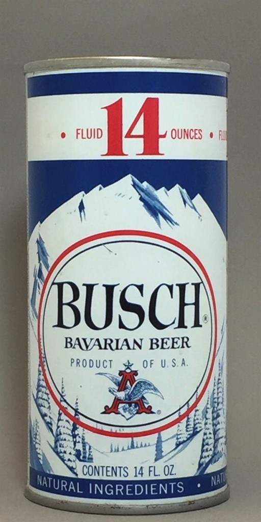 Busch Bavarian Beer 14 Oz Tab Top Can