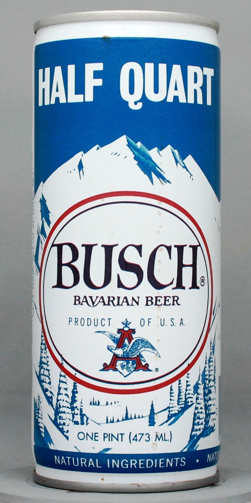 Busch Bavarian Beer 16 Oz Tab Top Can