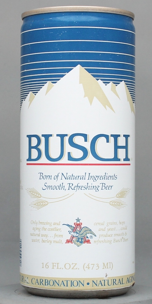 Busch Beer 16 Oz Tab Top Can