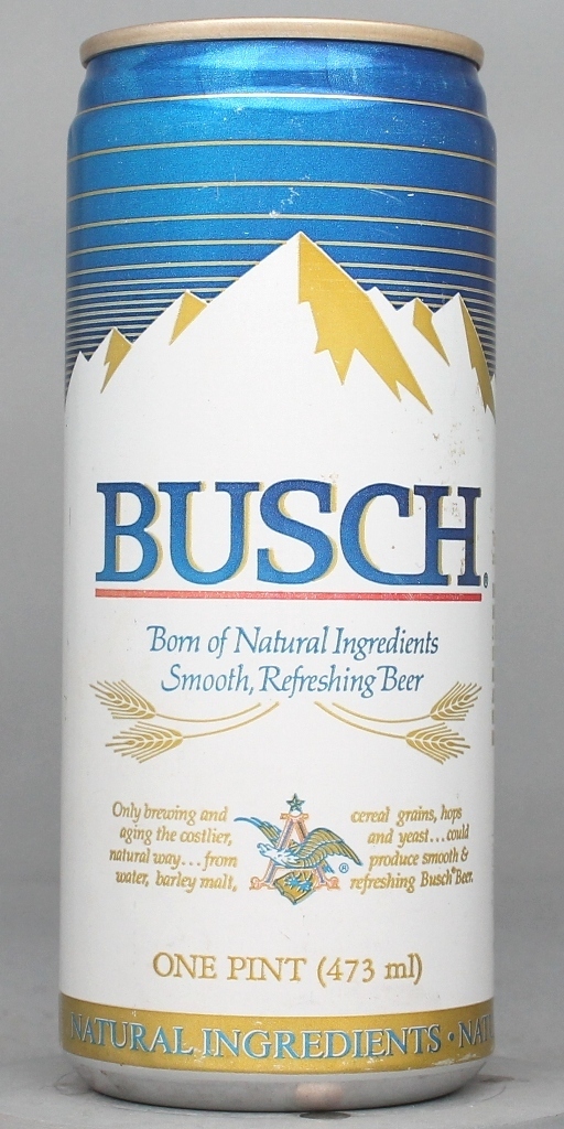 Busch Beer 16 Oz Tab/Stay Top Can