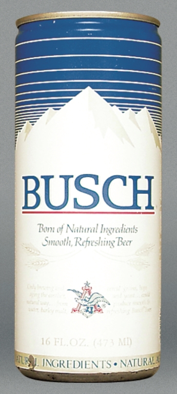 Busch Beer 16 Oz Tab Top Can