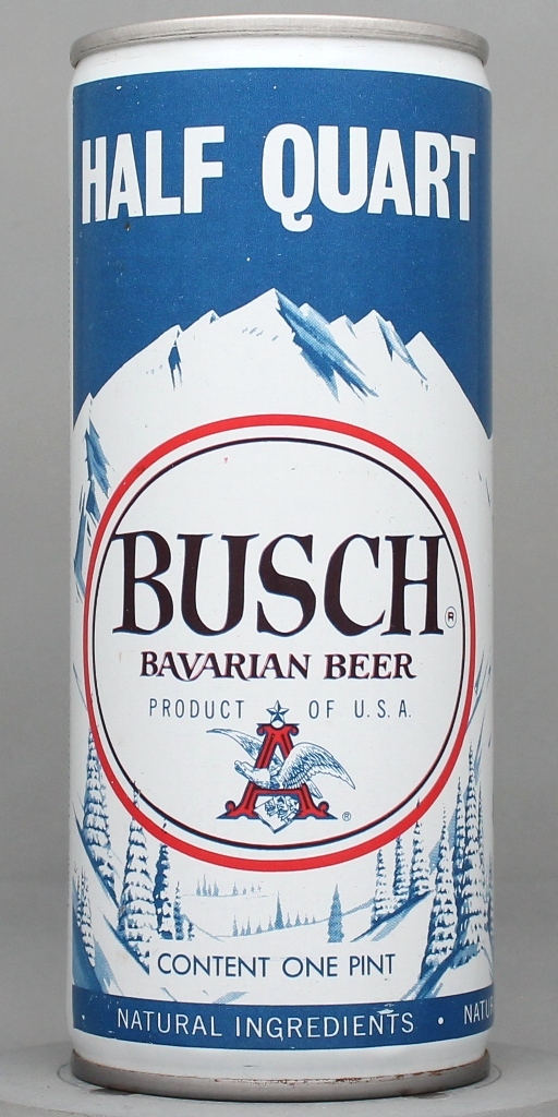Busch Bavarian Beer 16 Oz Tab Top Can