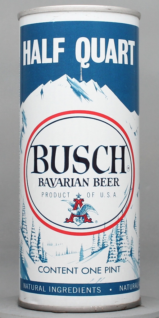 Busch Bavarian Beer 16 Oz Tab Top Can