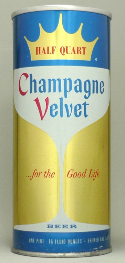 Champagne Velvet Beer 16 Oz Tab Top Can