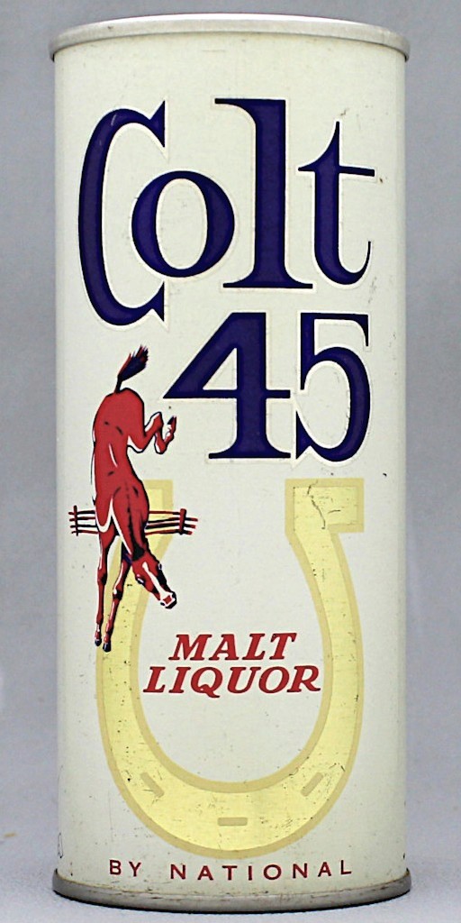 Colt 45 Malt Liquor 16 Oz Tab Top Can