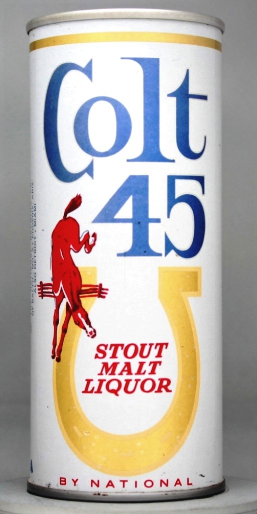 Colt 45 Malt Liquor 16 Oz Tab Top Can