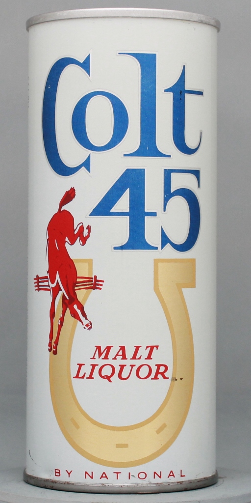 Colt 45 Malt Liquor 16 Oz Tab Top Can