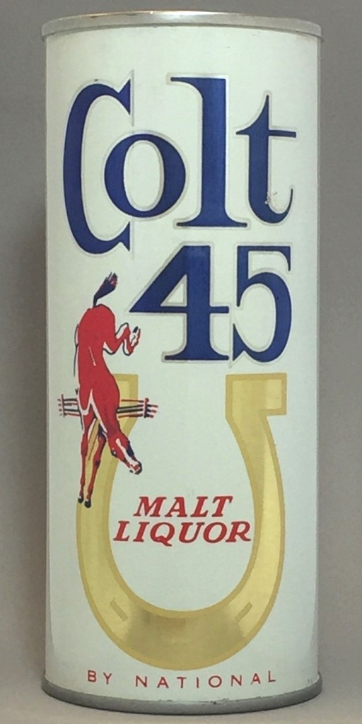 Colt 45 Malt Liquor 16 Oz Tab Top Can