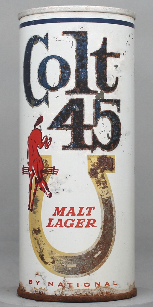 Colt 45 Malt Lager 16 Oz Tab Top Can