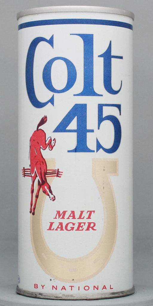 Colt 45 Malt Lager 16 Oz Tab Top Can