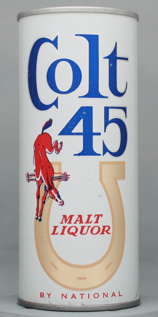 Colt 45 Malt Liquor 16 Oz Tab Top Can