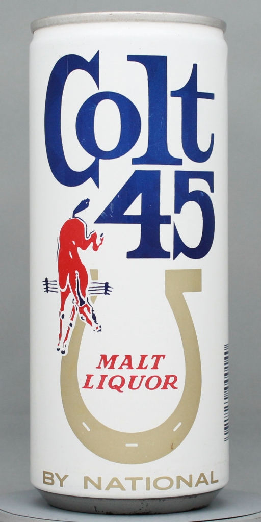 Colt 45 Malt Liquor 16 Oz Tab Top Can