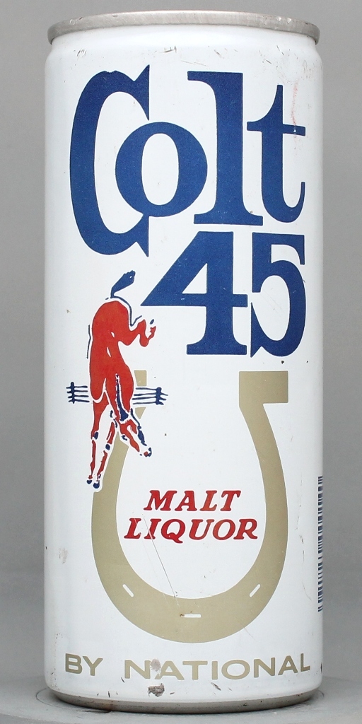 Colt 45 Malt Liquor 16 Oz Tab Top Can