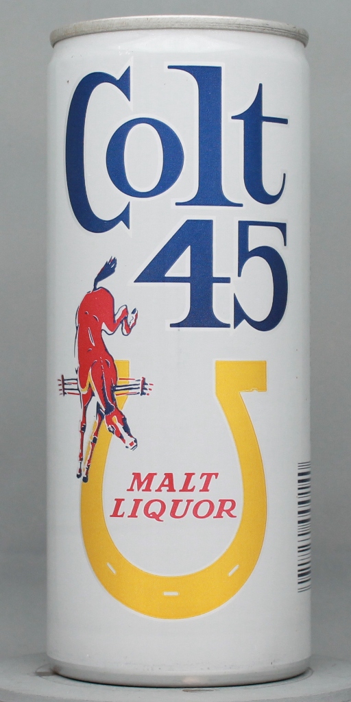 Colt 45 Malt Liquor 16 Oz Tab Top Can