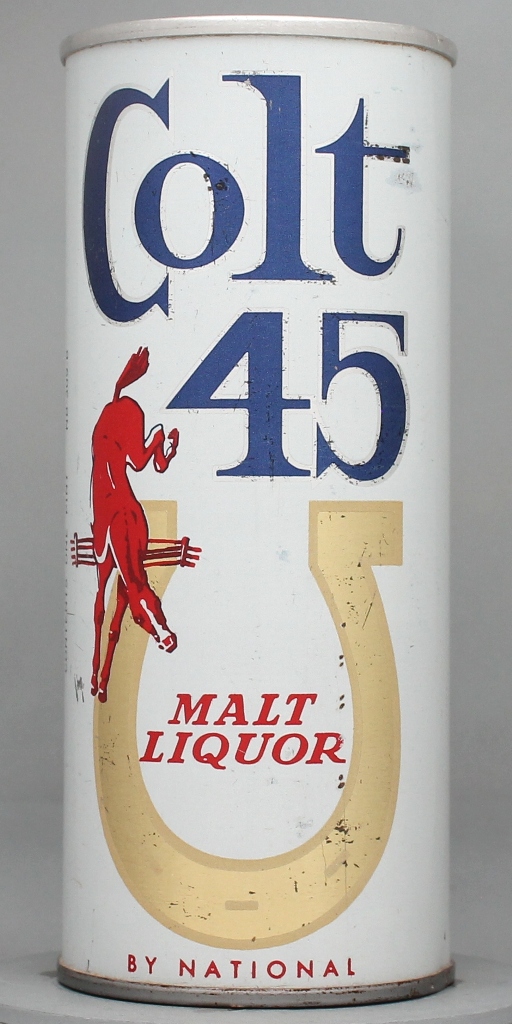 Colt 45 Malt Liquor 16 Oz Tab Top Can