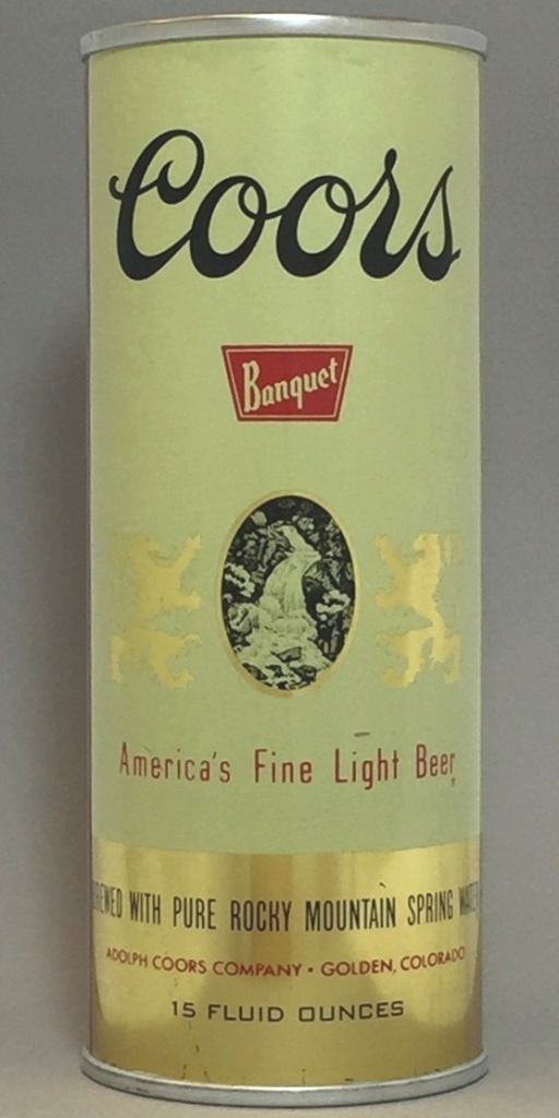 Coors Banquet Beer 15 Oz Tab Top Can