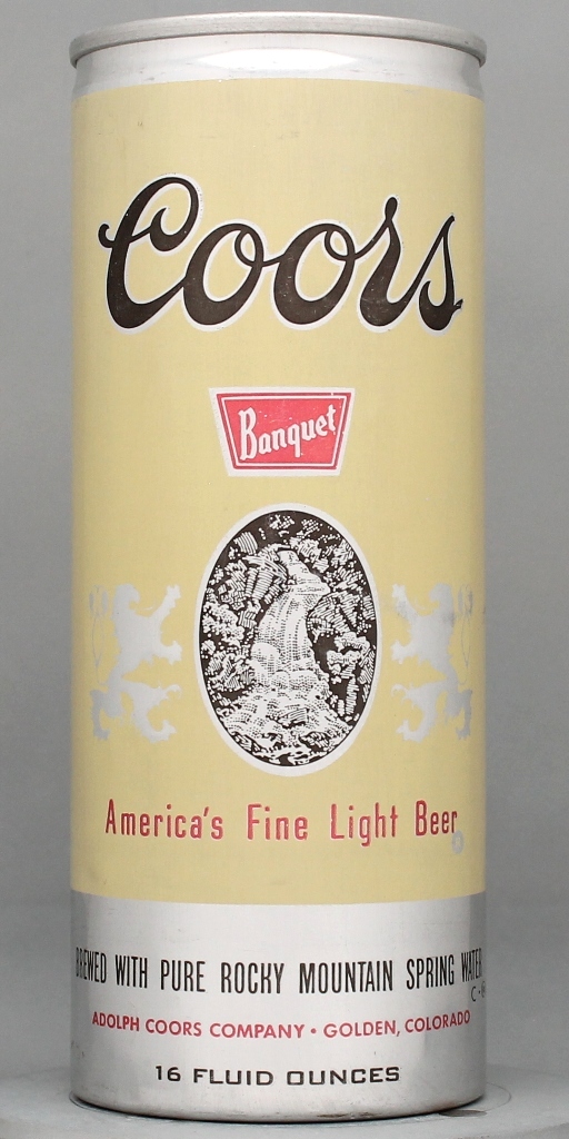 Coors Banquet Beer 16 Oz Tab Top Can