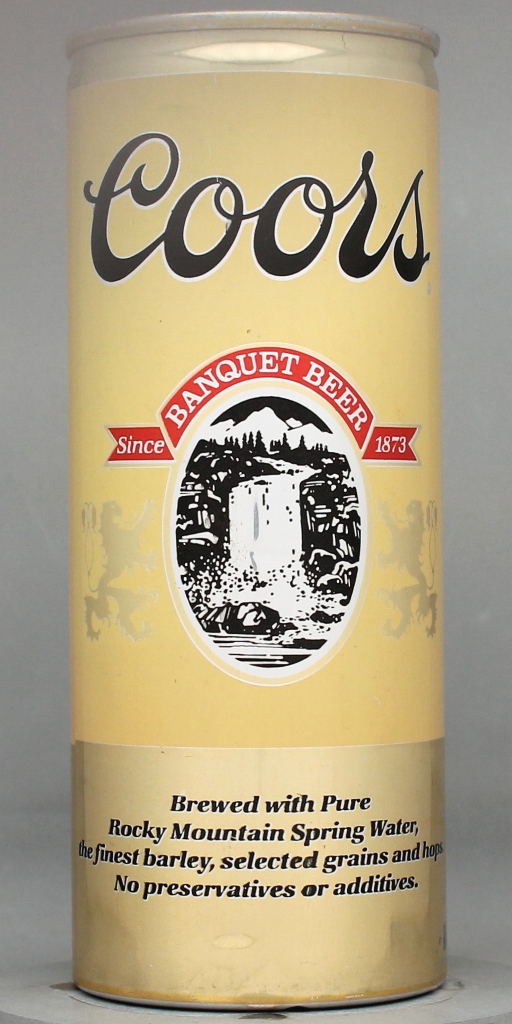Coors Banquet Beer 16 Oz Tab Top Can