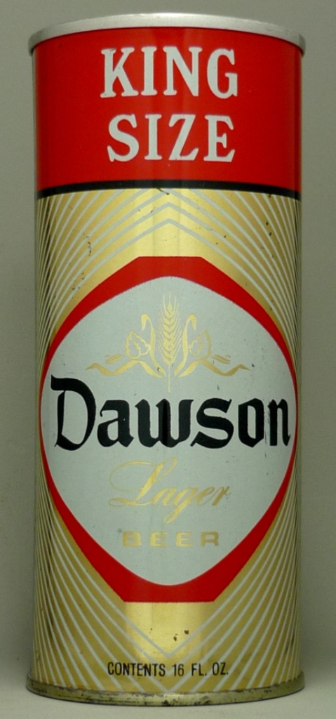 Dawson Lager Beer 16 Oz Tab Top Can