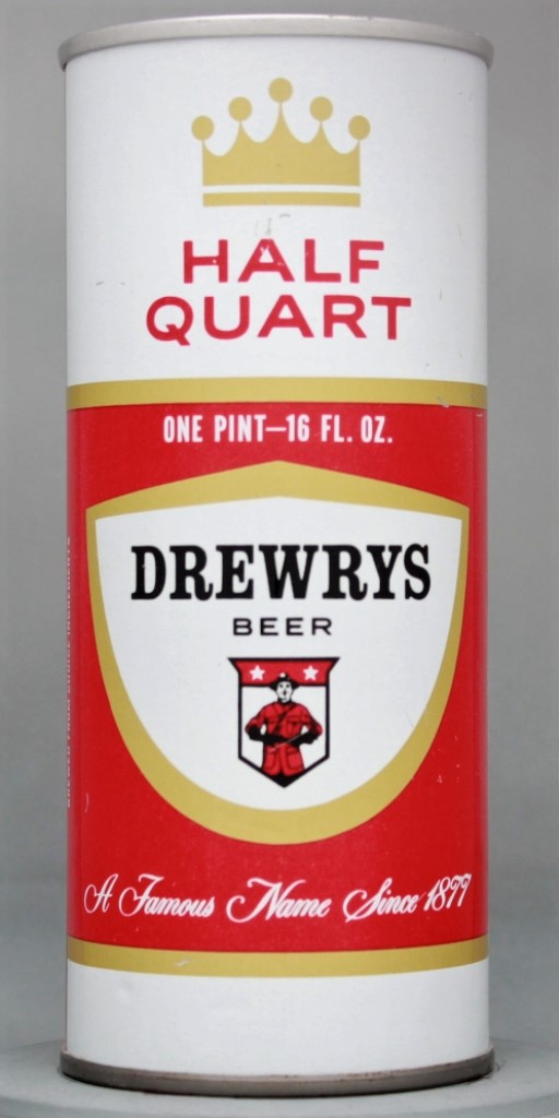 Drewrys Beer 16 Oz Tab Top Can