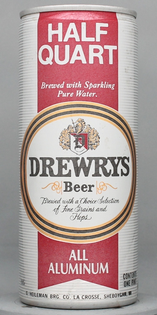Drewrys Beer 16 Oz Tab Top Can