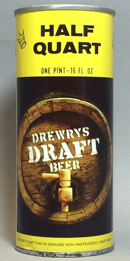 Drewrys Draft 16 Oz Tab Top Can