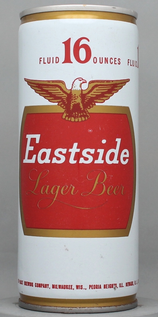 Eastside Lager Beer 16 Oz Tab Top Can