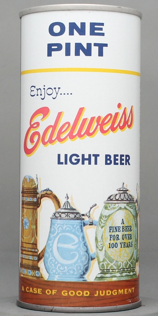 Edelweiss Light Beer 16 Oz Tab Top Can