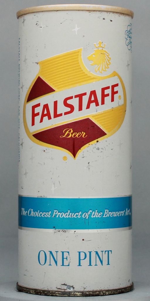Falstaff Beer 16 Oz Tab Top Can
