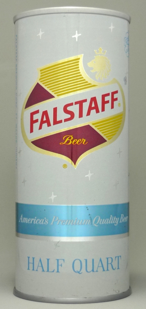Falstaff Beer 16 Oz Zip/Tab Top Can