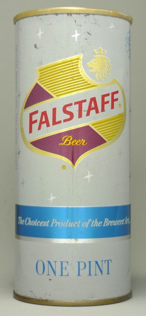 Falstaff Beer 16 Oz Tab Top Can