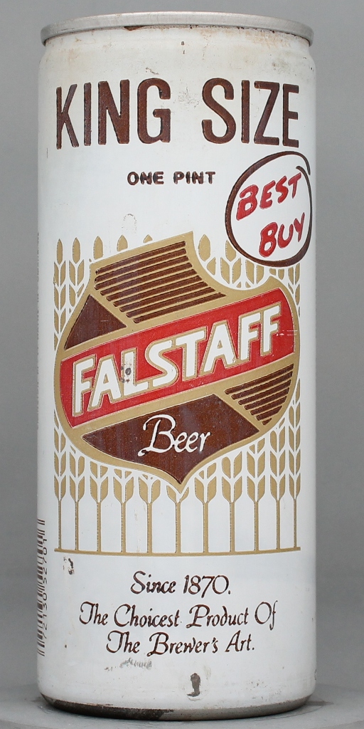 Falstaff Beer 16 Oz Tab/Stay Top Can