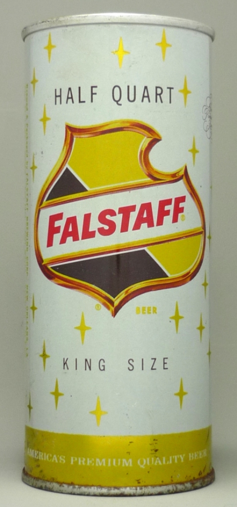 Falstaff Beer 16 Oz Zip Top Can