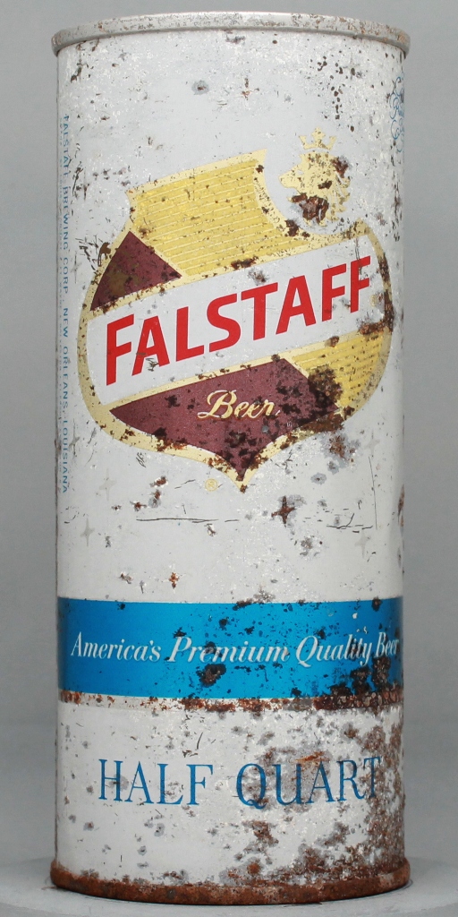 Falstaff Beer 16 Oz Tab Top Can