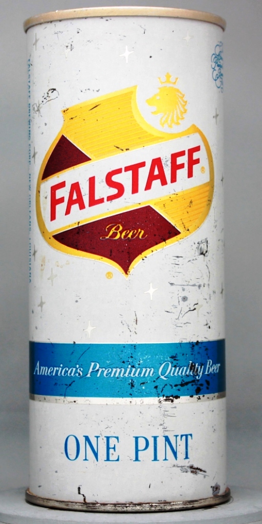 Falstaff Beer 16 Oz Tab Top Can