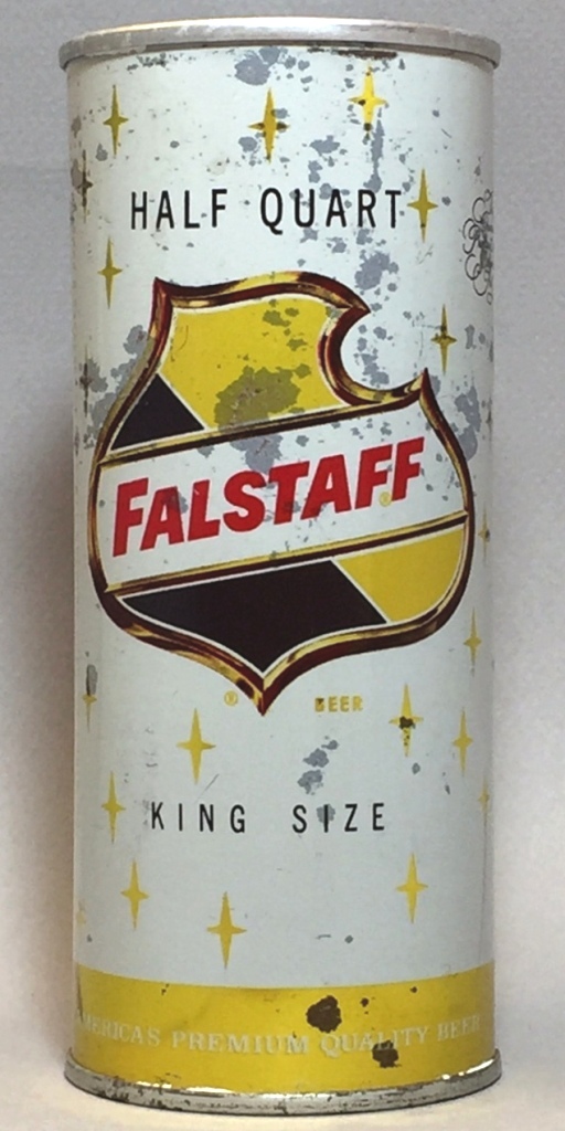 Falstaff Beer 16 Oz Zip Top Can