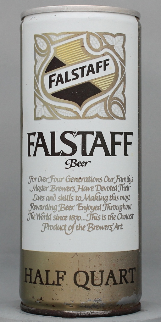 Falstaff Beer 16 Oz Tab Top Can