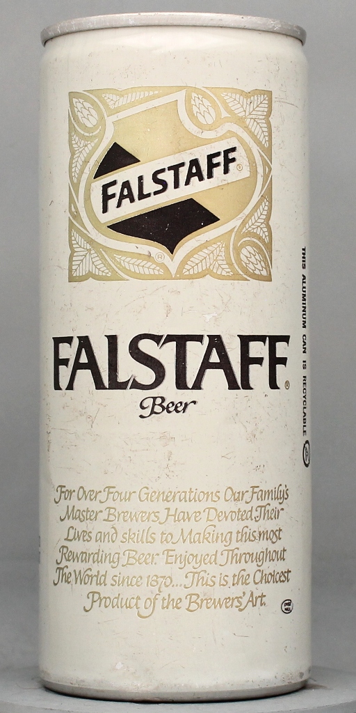 Falstaff Beer 16 Oz Tab Top Can