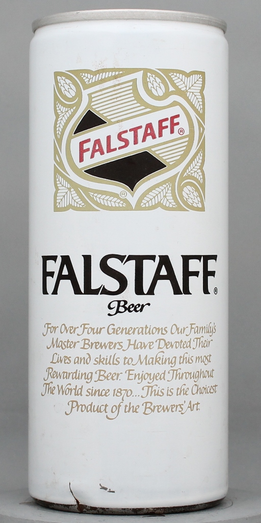 Falstaff Beer 16 Oz Tab Top Can