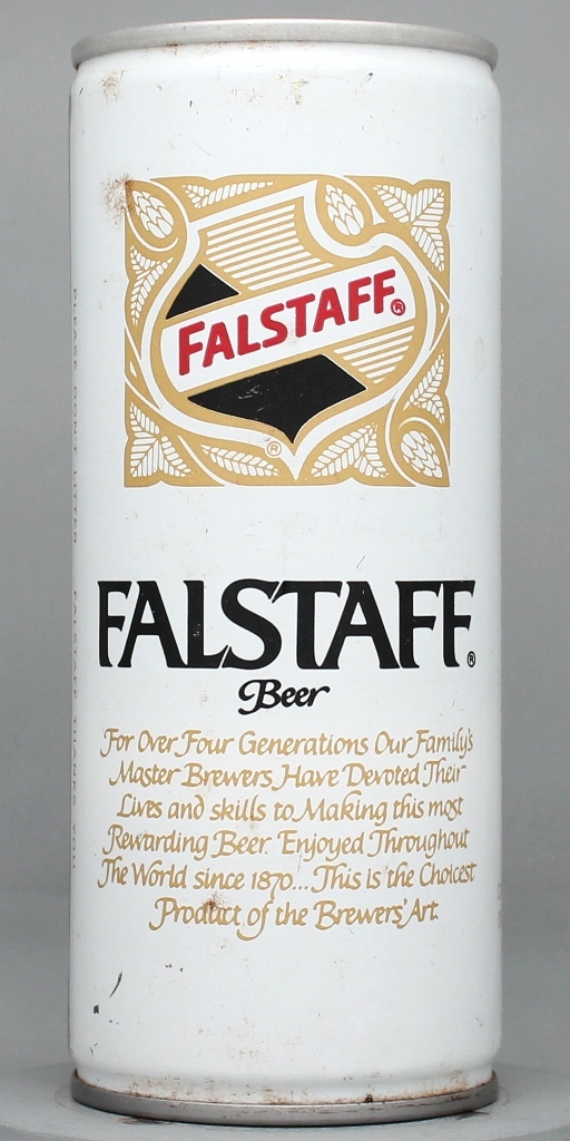 Falstaff Beer 16 Oz Tab Top Can