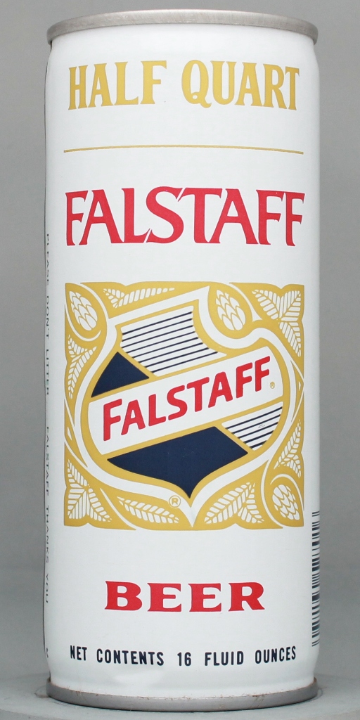Falstaff Beer 16 Oz Tab Top Can