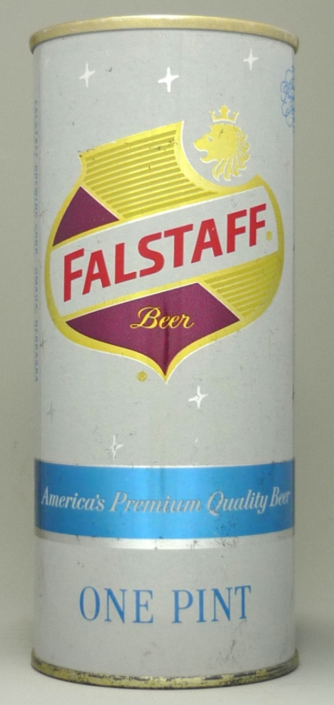 Falstaff Beer 16 Oz Tab Top Can