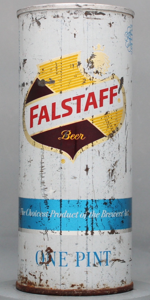 Falstaff Beer 16 Oz Tab Top Can