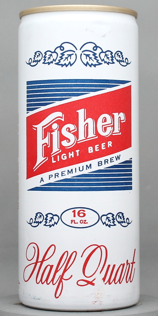 Fisher Light A Premium Brew Beer 16 Oz Tab Top Can