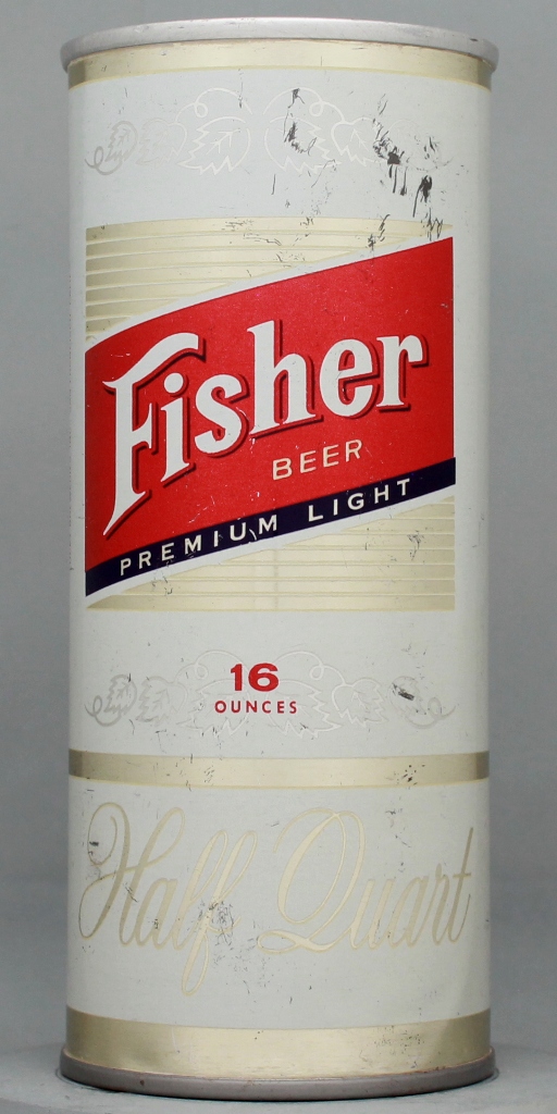 Fisher Premium Light Beer 16 Oz Tab Top Can