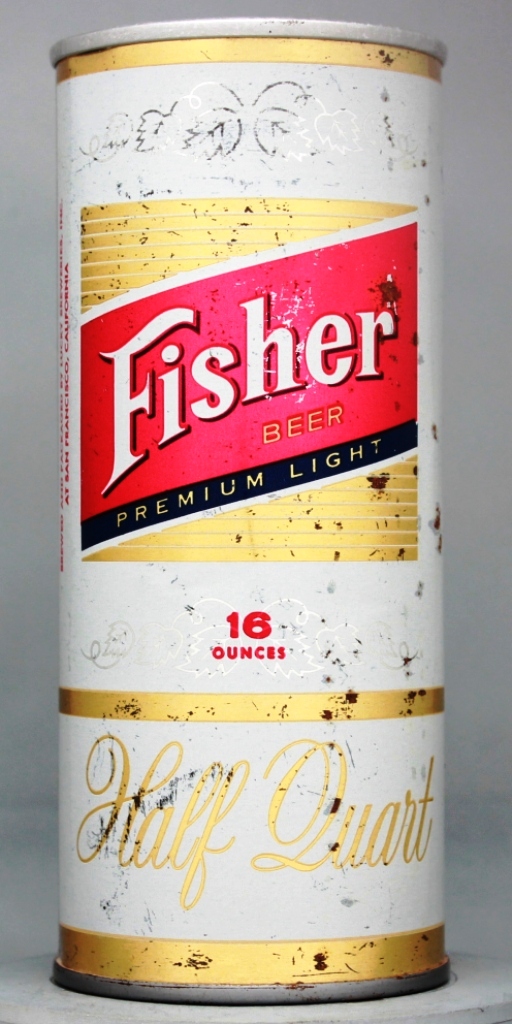 Fisher Premium Light Beer 16 Oz Tab Top Can