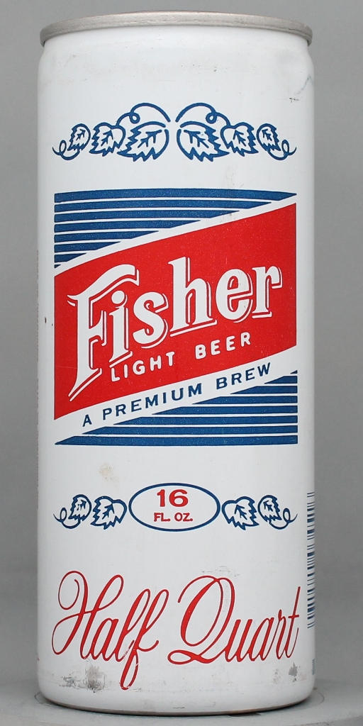 Fisher Light A Premium Brew Beer 16 Oz Tab Top Can