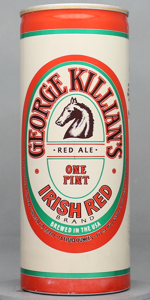 George Killian's Irish Red Brand Red Ale 16 Oz Tab Top Can