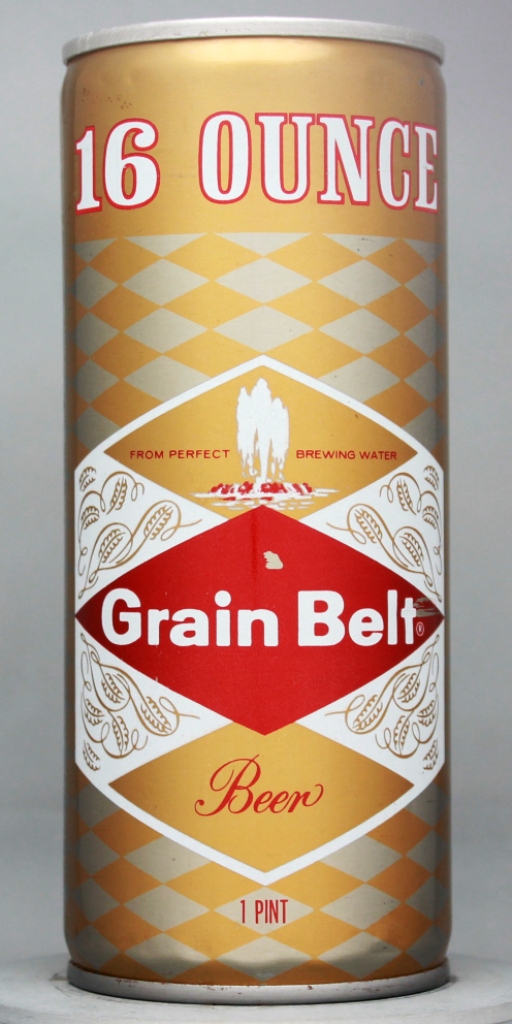 Grain Belt Beer 16 Oz Tab Top Can